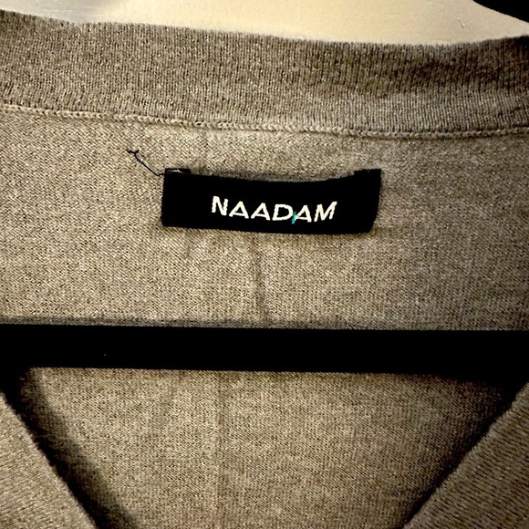 NAADAM Woman Silk-Cashmere Grey soft quiet luxury minimalist fine sweater S - Picture 5 of 14